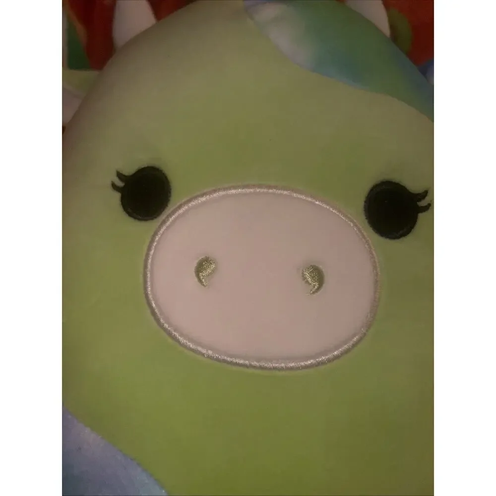 Rare Squishmallows First To Market 12” Truce The Green Tie-Dye Cow-Brand New - Picture 3 of 5